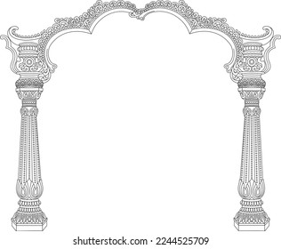 Dibujo de línea de arco _ 05
