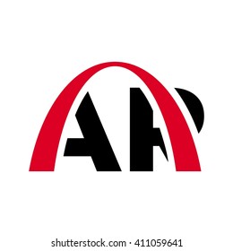 Arch Logo Vector. Letter A And R Logo Vector.