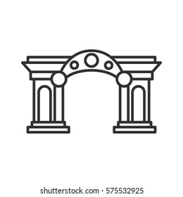 Arch. old architecture 