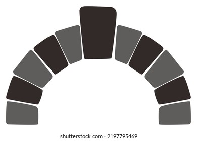 Arch stone vector for any purpose