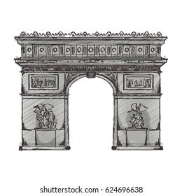 Arch of triumph paris