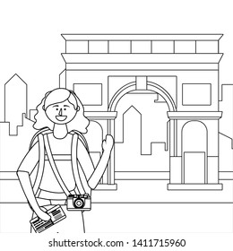 Arch of Triumph of Paris design