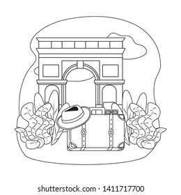 Arch of Triumph of Paris design