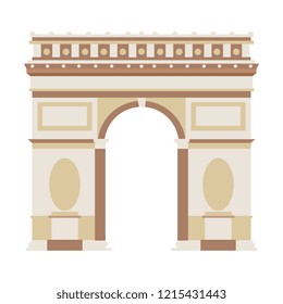 Arch of Triumph Vector Illustration