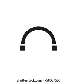 arch vector icon
