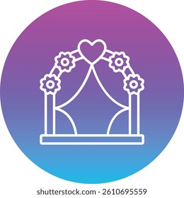 Arch vector icon. Can be used for printing, mobile and web applications.