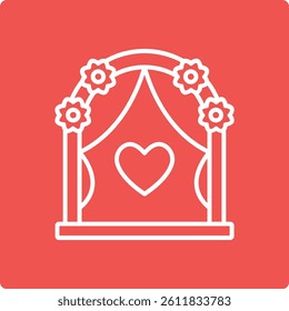 Arch vector icon. Can be used for printing, mobile and web applications.