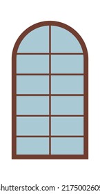 Icono de la ventana Arco. Ilustración del vector