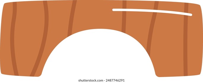 Arco de madera Ilustración vectorial de juguete