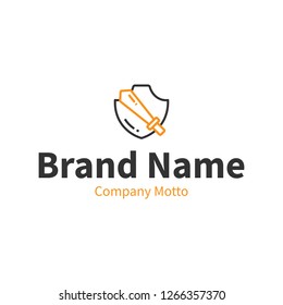 archade game brand logo design concept, vector illustration