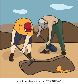 Archaeological excavations