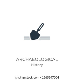 Archaeological icon vector. Trendy flat archaeological icon from history collection isolated on white background. Vector illustration can be used for web and mobile graphic design, logo, eps10