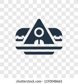 Archaeological vector icon isolated on transparent background, Archaeological transparency logo concept