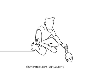 an archaeologist brushes over newly found artifacts