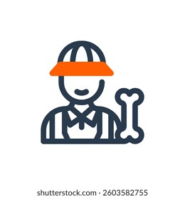 Archaeologist for Expedition Vector Icon