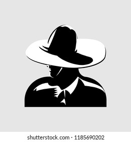 Archaeologist man Outfit And Hat. Vector
