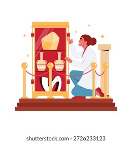 Ilustración vectorial Arqueológica EPS 10 File 	