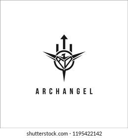 ARCHANGEL BLACK LOGO DESIGN INSPIRATION