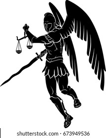 Archangel with Judgement Scale