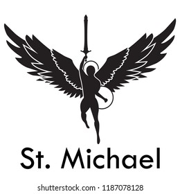Archangel Michael Tattoo/Logo Highly Customizable