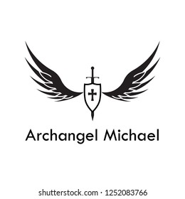 Archangel Michael Tattoo/Logo Highly Customizable Enhanced Edition
