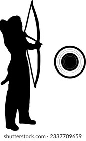 archary vector drawing image Files