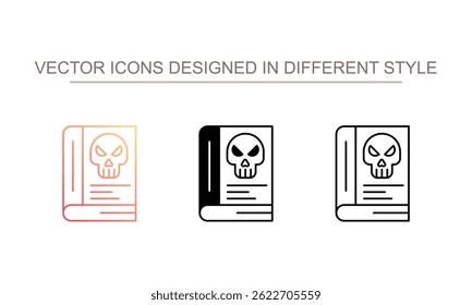 Diseño de icono de cuaderno arqueólogo con fondo blanco Ilustración de stock