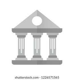 Archeology flat vector icon.