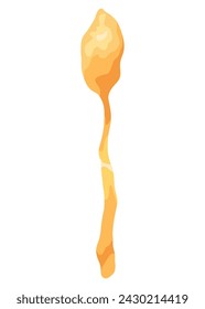 Archeology icon. Ancient artifact, graphic element of antiquity for mobile game, spoon object. Greek or egypt archaeology vector illustration