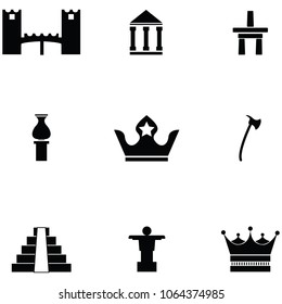 archeology icon set