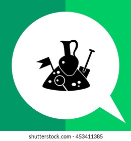 Archeology simple icon
