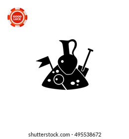 Archeology simple icon