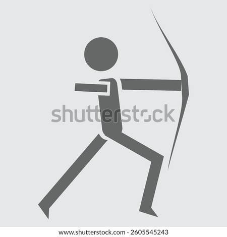 Archer aiming bow at target, showcasing focus, precision, and skill.