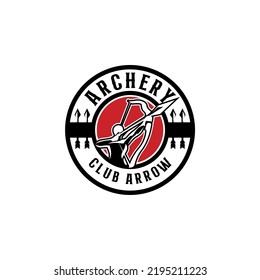 Archer Archery Logo Template Vector Stock Vector (Royalty Free ...