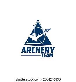 Archer Archery Team Club Logo Template Vector 