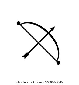 Archer black icon, vector sign on isolated background. Archer concept symbol, illustration