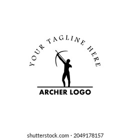 Archer Community Logo , Muscle Myth Logo Design Greek Archery Warriors Logo Greece