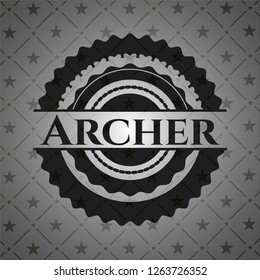 Archer dark emblem. Retro