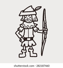 archer doodle