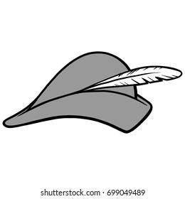 Archer Hat Illustration