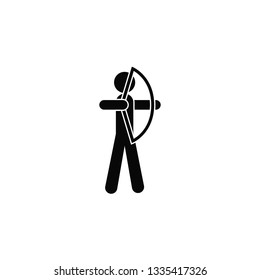 Archer, icon. Element of simple icon for websites, web design, mobile app, infographics. Thick line icon for website design and development, app development