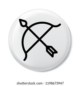 Archer icon in trendy flat style isolated on background. Archer icon page symbol for your web site design Archer icon logo, app, UI. Archer icon Vector illustration, EPS10.