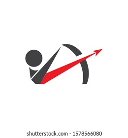 Archer icon Vector Illustration design Logo template