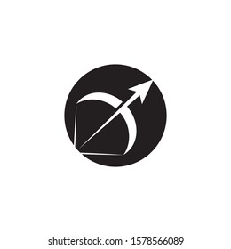 Archer icon Vector Illustration design Logo template
