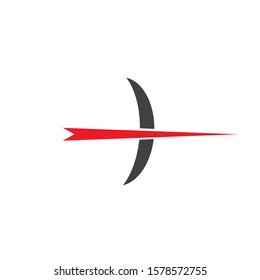 Archer icon Vector Illustration design Logo template