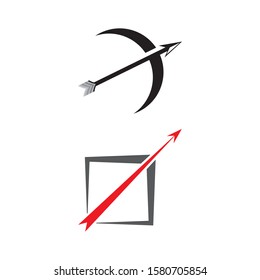 Archer icon Vector Illustration design Logo template