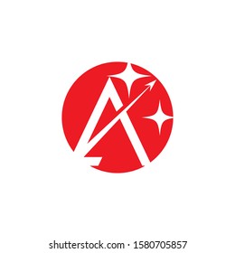 Archer icon Vector Illustration design Logo template