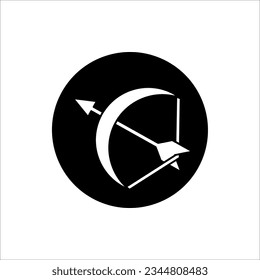 Archer icon, vector sign on isolated background. Archer concept symbol, illustration