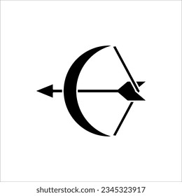 Archer icon, vector sign on isolated background. Archer concept symbol, illustration