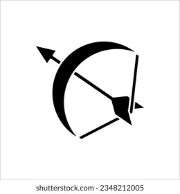 Archer icon, vector sign on isolated background. Archer concept symbol, illustration
